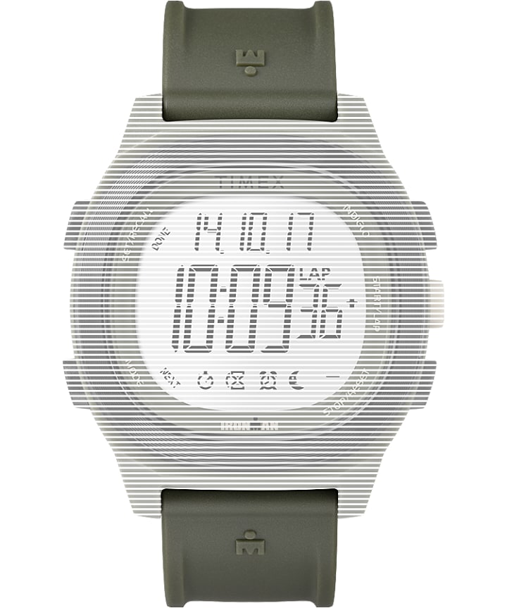 Replacement 20mm Matte Resin Strap for Ironman® Transit Green large