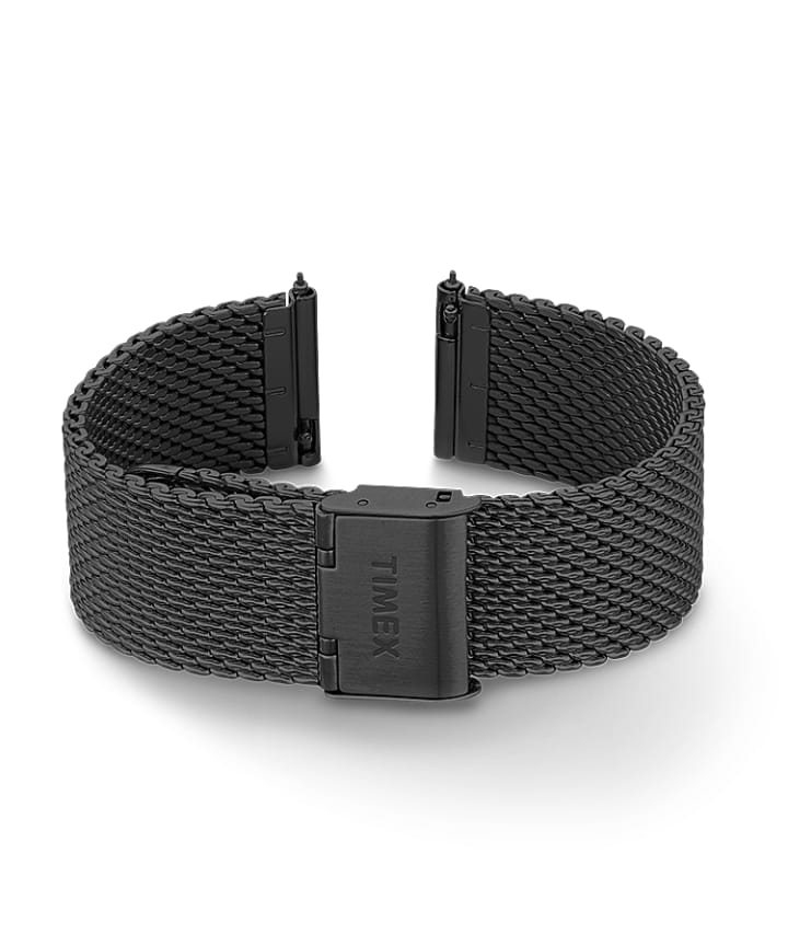 20mm Quick Release Mesh Band Black large