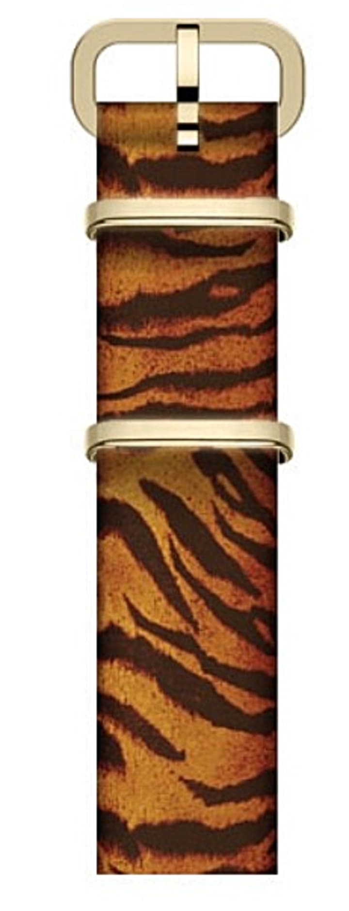 16mm Leather Slip-Thru Single Layer Strap Brown large