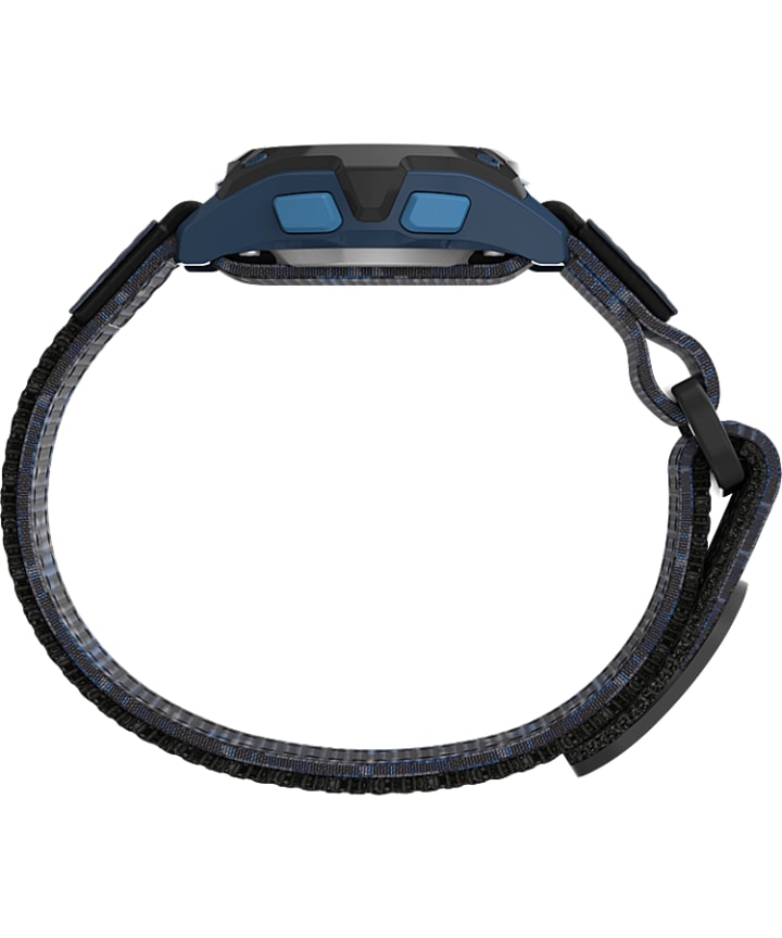 Kids Digital 35mm Fast Wrap Strap Watch Blue/Camo large