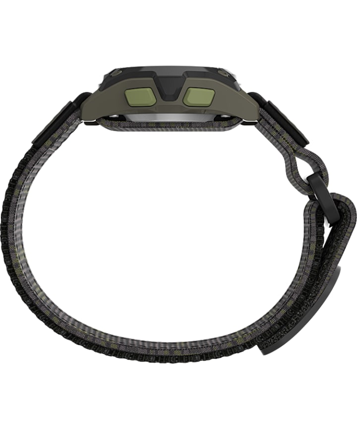 Kids Digital 35mm Fast Wrap Strap Watch Black/Green/Gray large