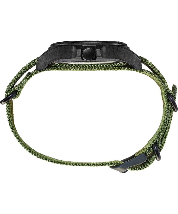 Timex x Brain Dead 40mm Fabric Strap Watch Black/Green large