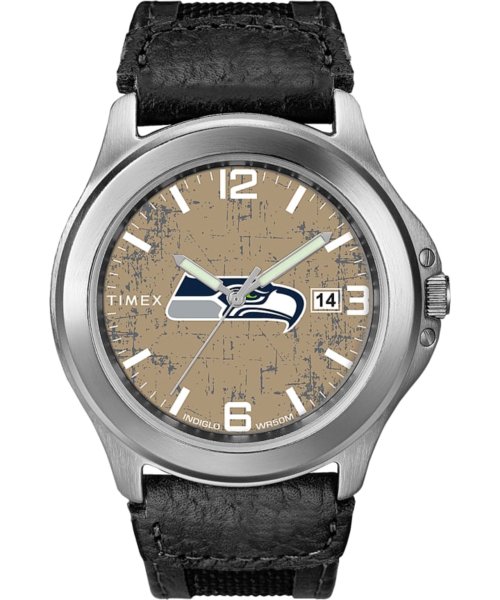 Old School Seattle Seahawks Watch Timex Tribute Nfl Collection