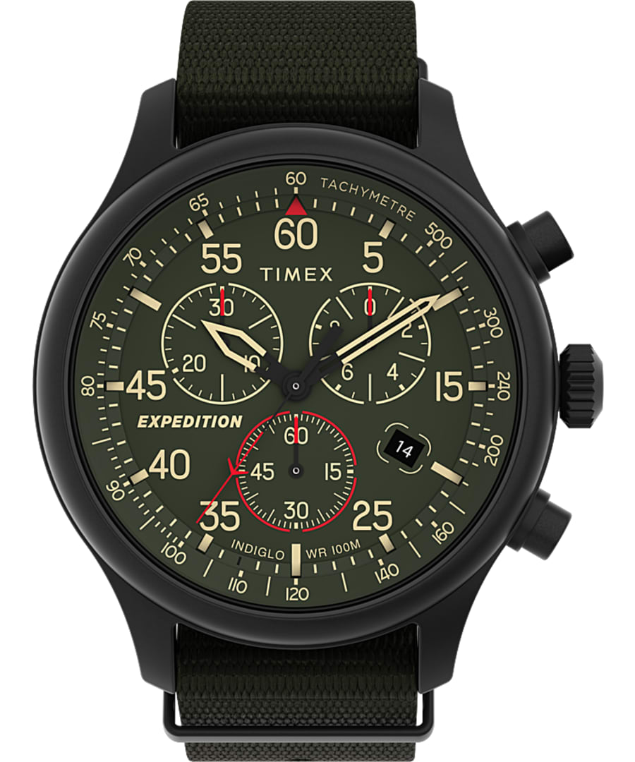 timex field chronograph