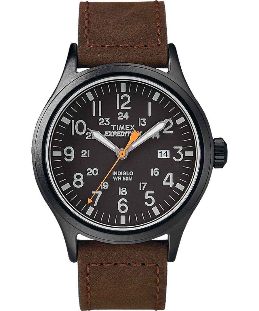 Expedition Scout 40mm Leather Watch | Timex