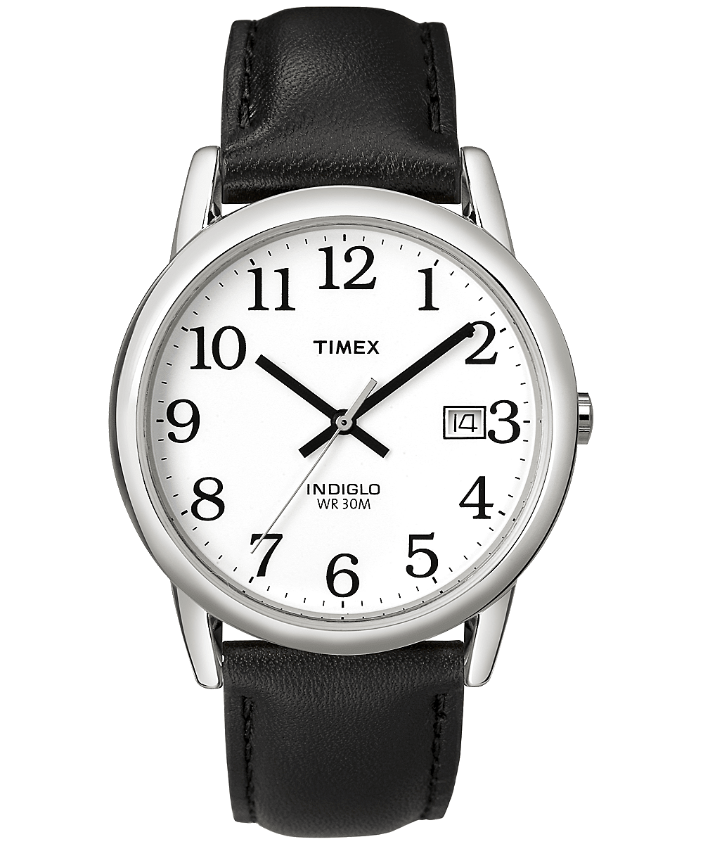 Easy Reader 35mm Leather Watch with Date | Timex