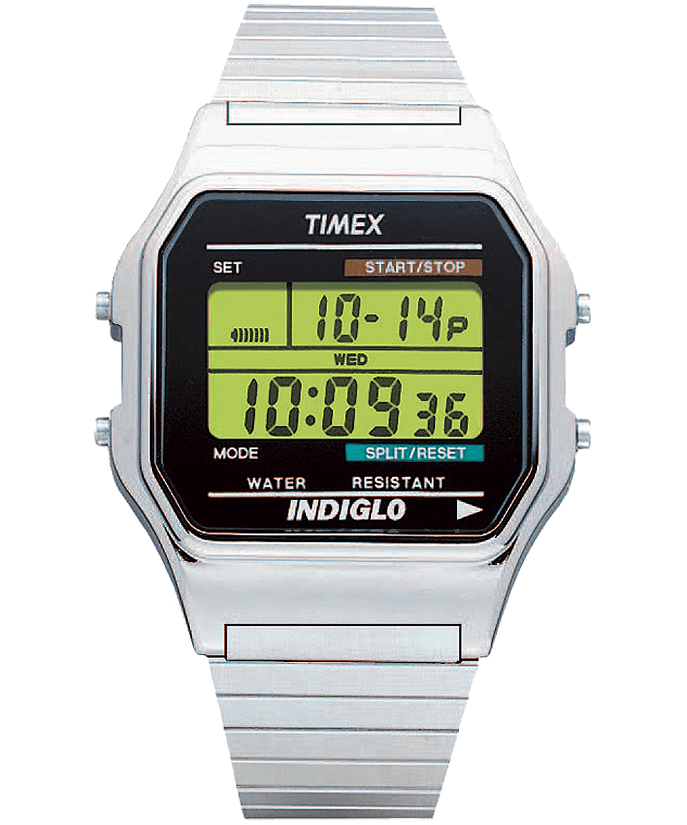 Classic Digital 34mm Stainless Steel Watch - Timex UK