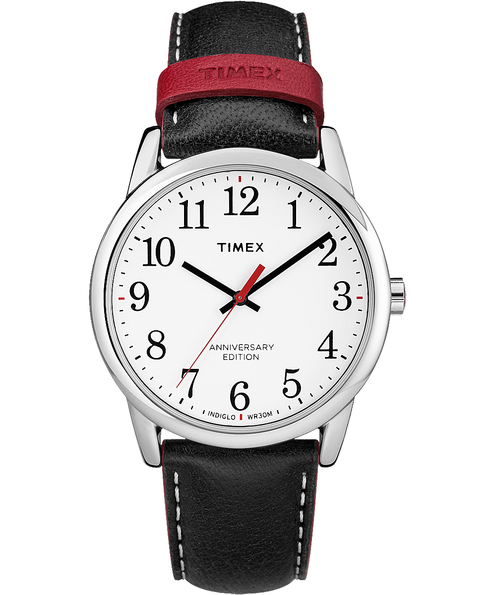 Easy Reader 40th Anniversary 38mm Leather Watch Timex