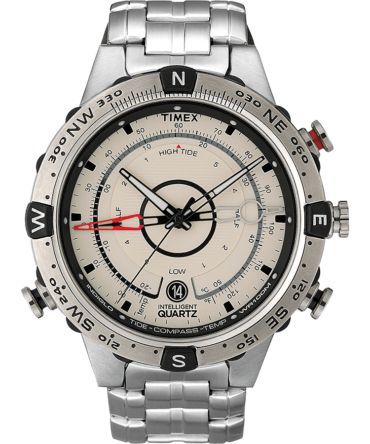 Intelligent Quartz Tide Temp Compass Timex Uk