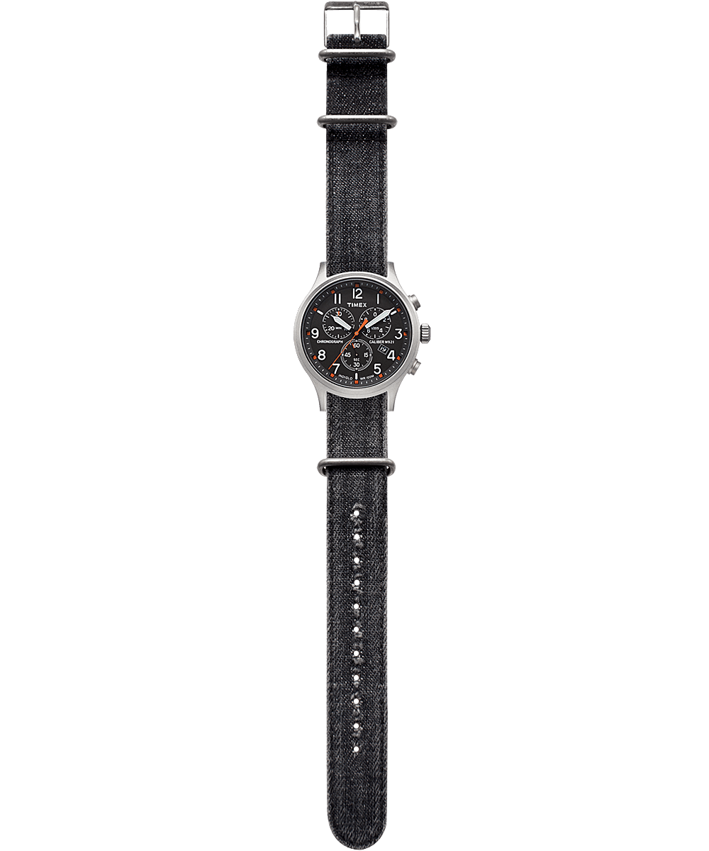 Allied Chronograph 42mm Denim Strap Watch - Timex US