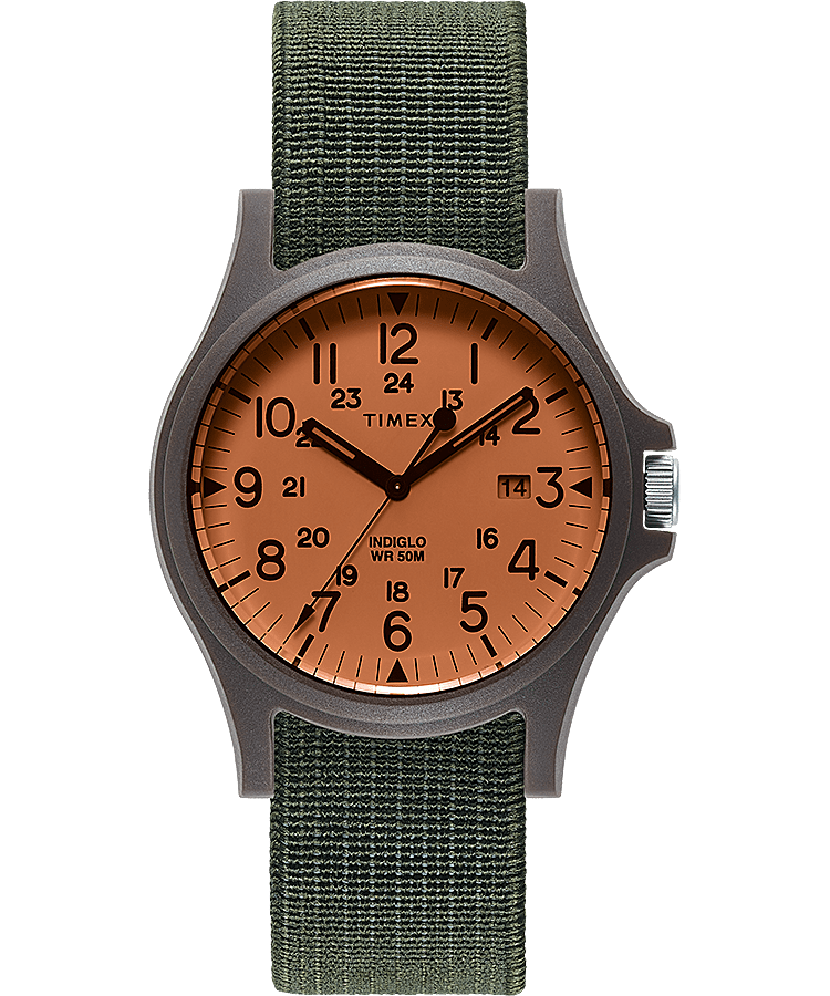 Acadia 40mm Elastic Fabric Strap Watch - Timex UK
