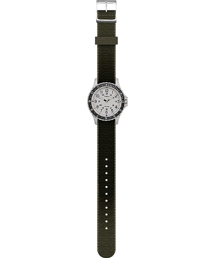 Navi Ocean 38mm Reversible Fabric Strap Watch - Timex US