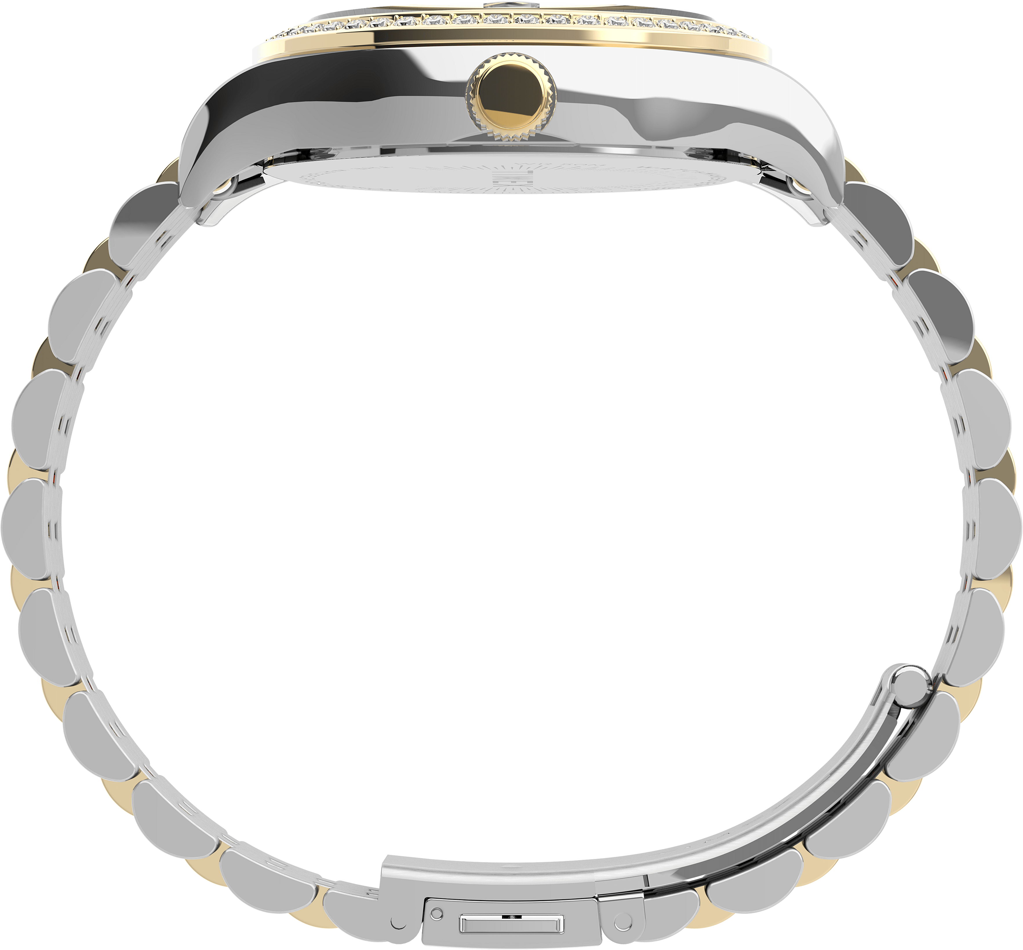 Waterbury Legacy with Crystals 34mm Stainless Steel Bracelet Watch 