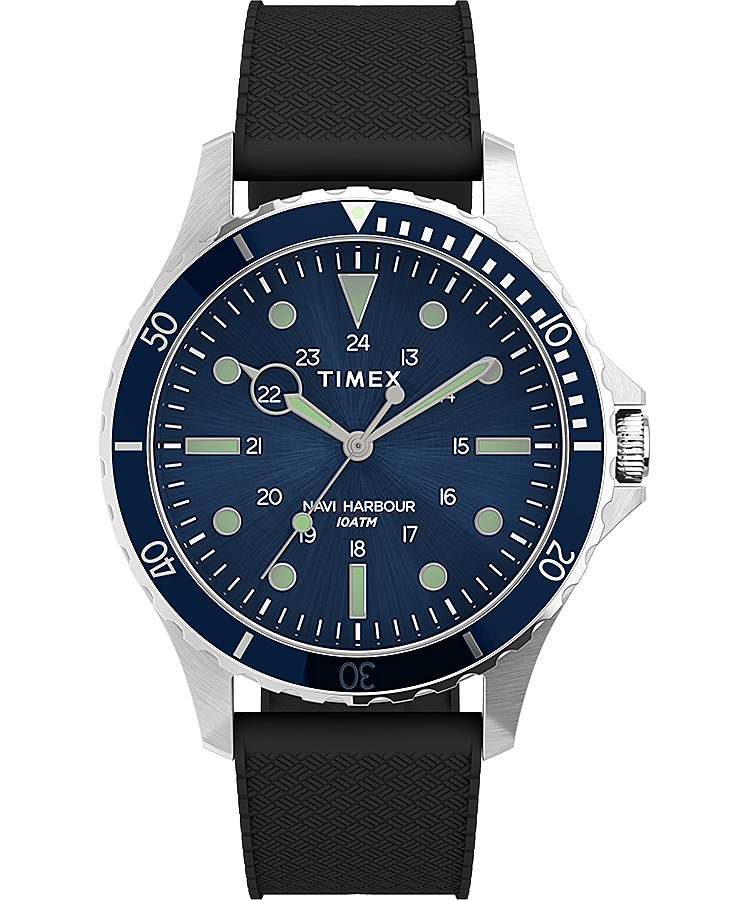Navi XL 41mm Silicone Strap Watch Timex