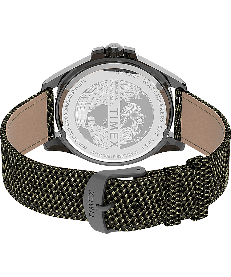 Harborside Coast 43mm Fabric Strap Watch - Timex US