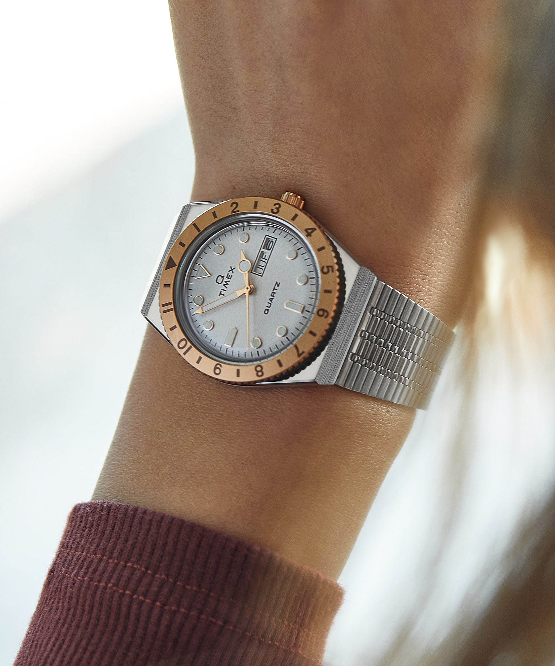 Q Timex 36mm Stainless Steel Bracelet Watch - Timex US
