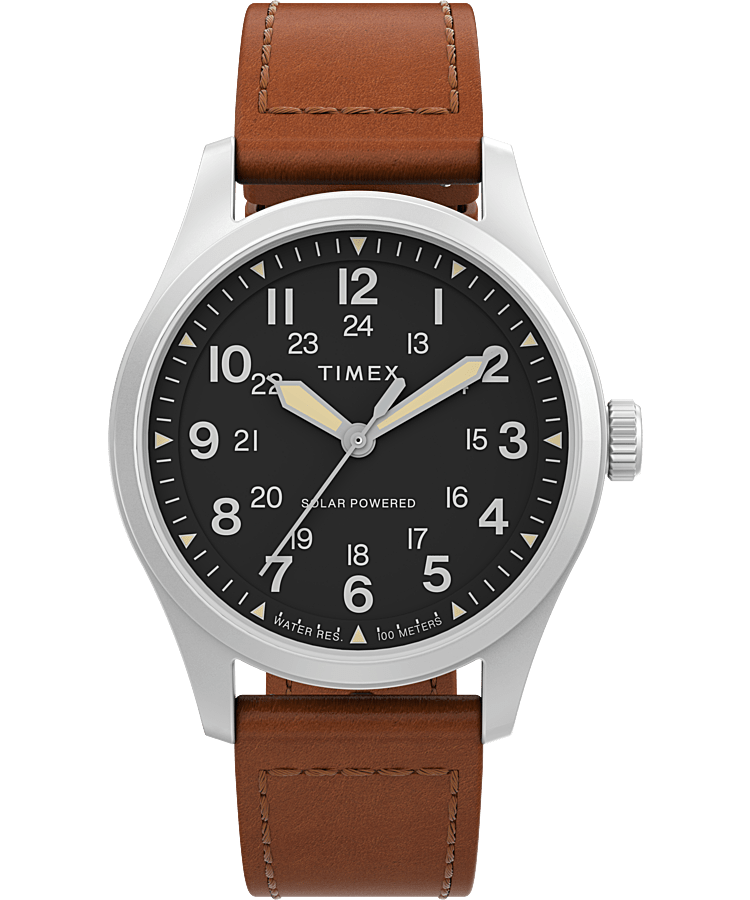 Expedition North Field Post Solar 36mm Eco-Friendly Leather Strap Watch -  Timex US