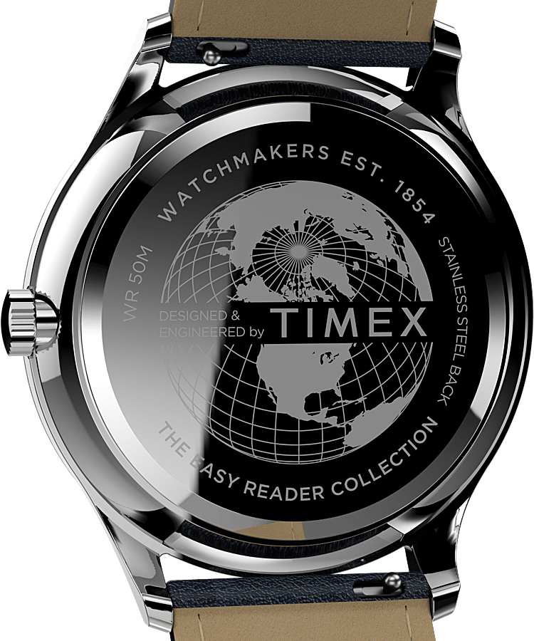 Easy Reader Gen1 40mm Leather Strap Watch - Timex US