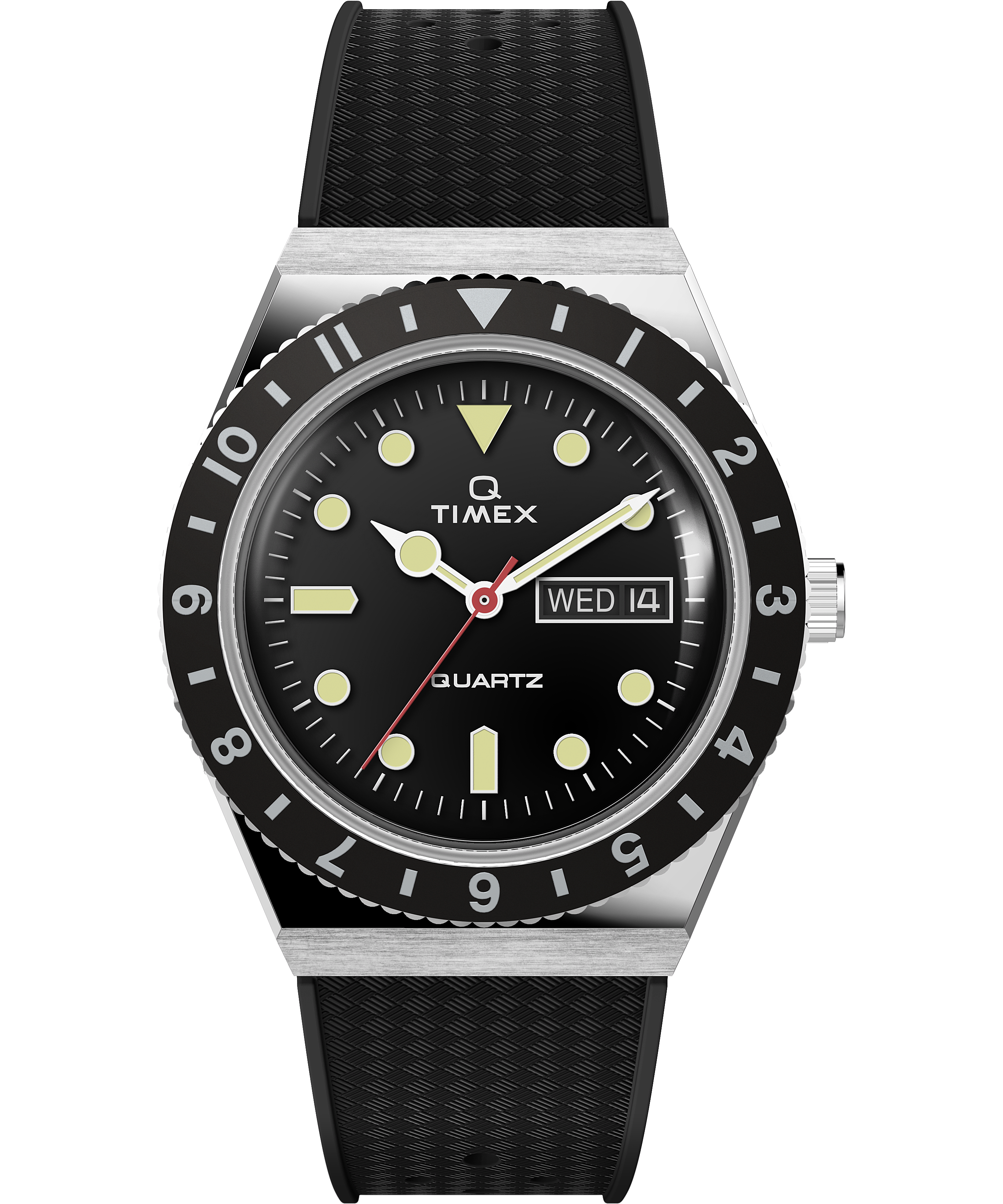 Q Timex 38mm Synthetic Rubber Strap Watch - Timex EU
