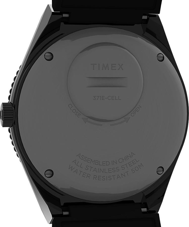Q Timex GMT 38mm Synthetic Rubber Strap Watch - Timex US