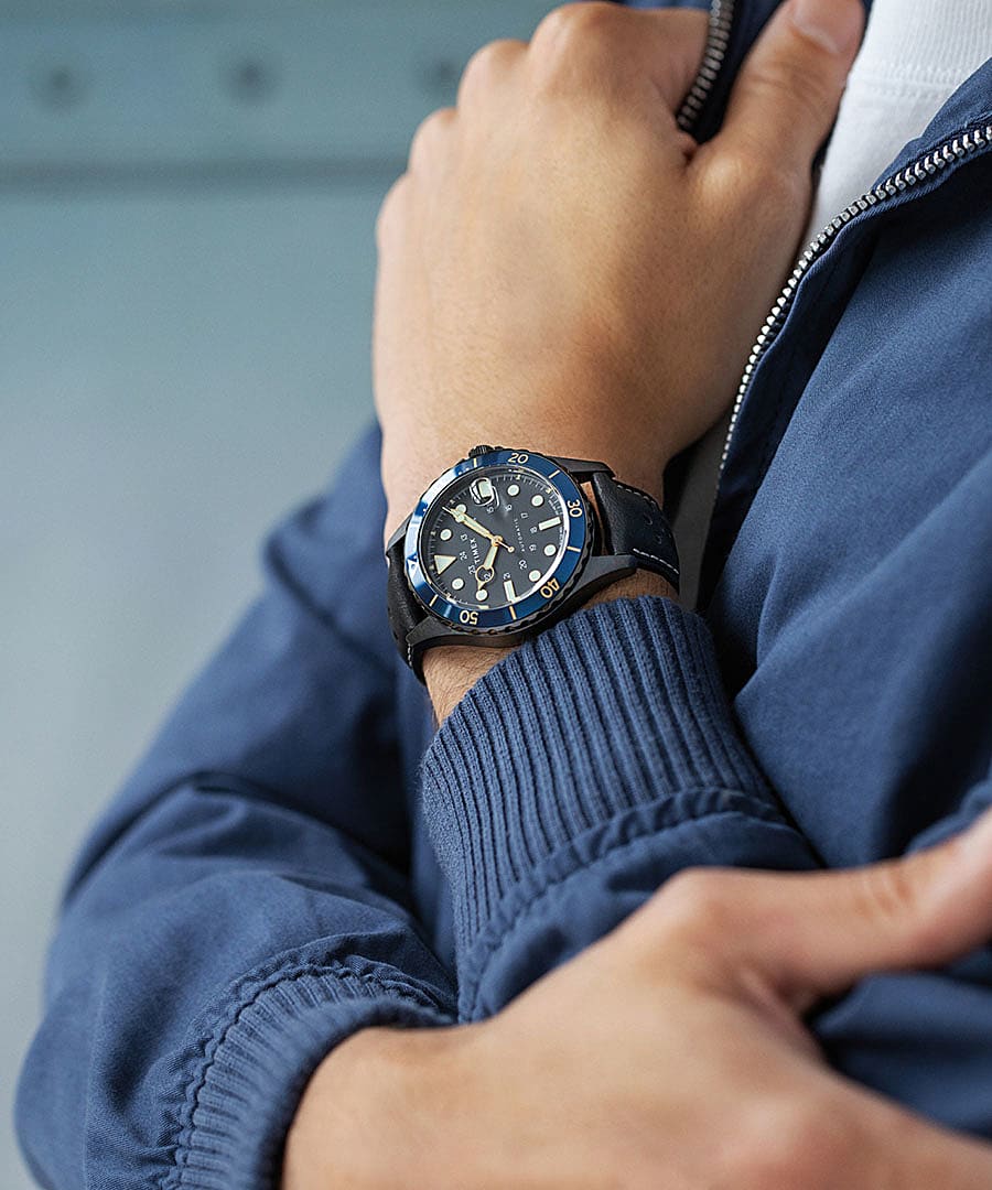 ブランド Timex Men's Navi XL 41mm Watch ? Stainless Steel Case Black Dial ...