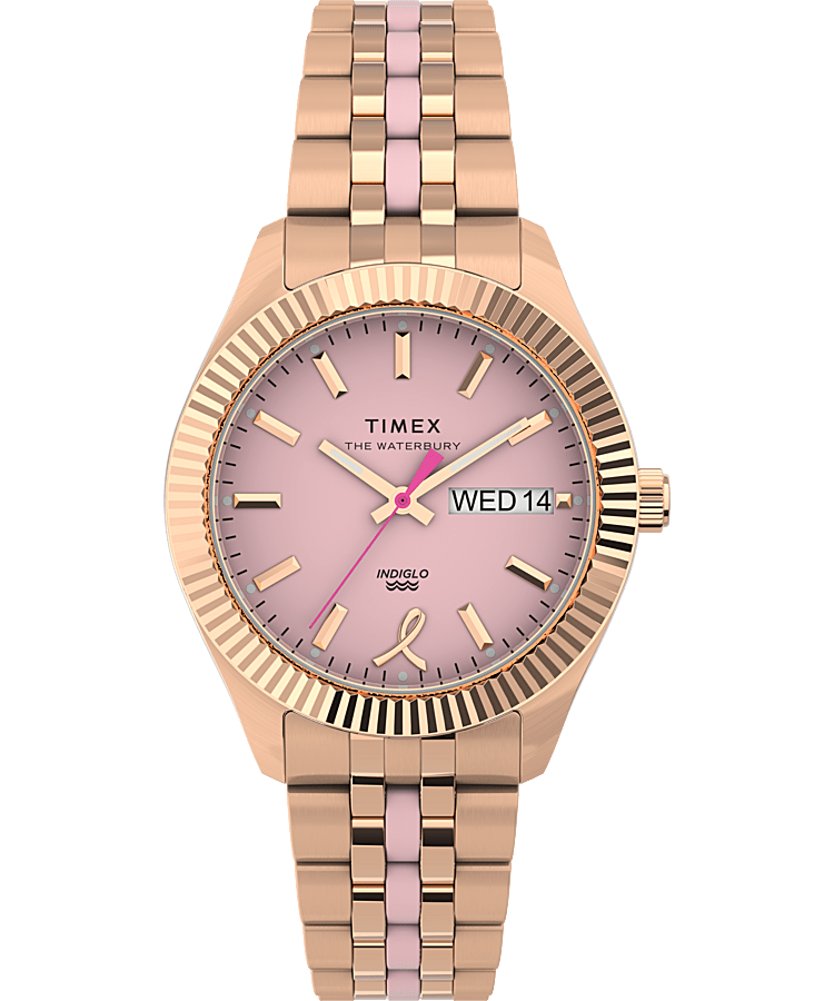 Timex Legacy Boyfriend x BCRF 36mm Stainless Steel Bracelet Watch - Timex UK