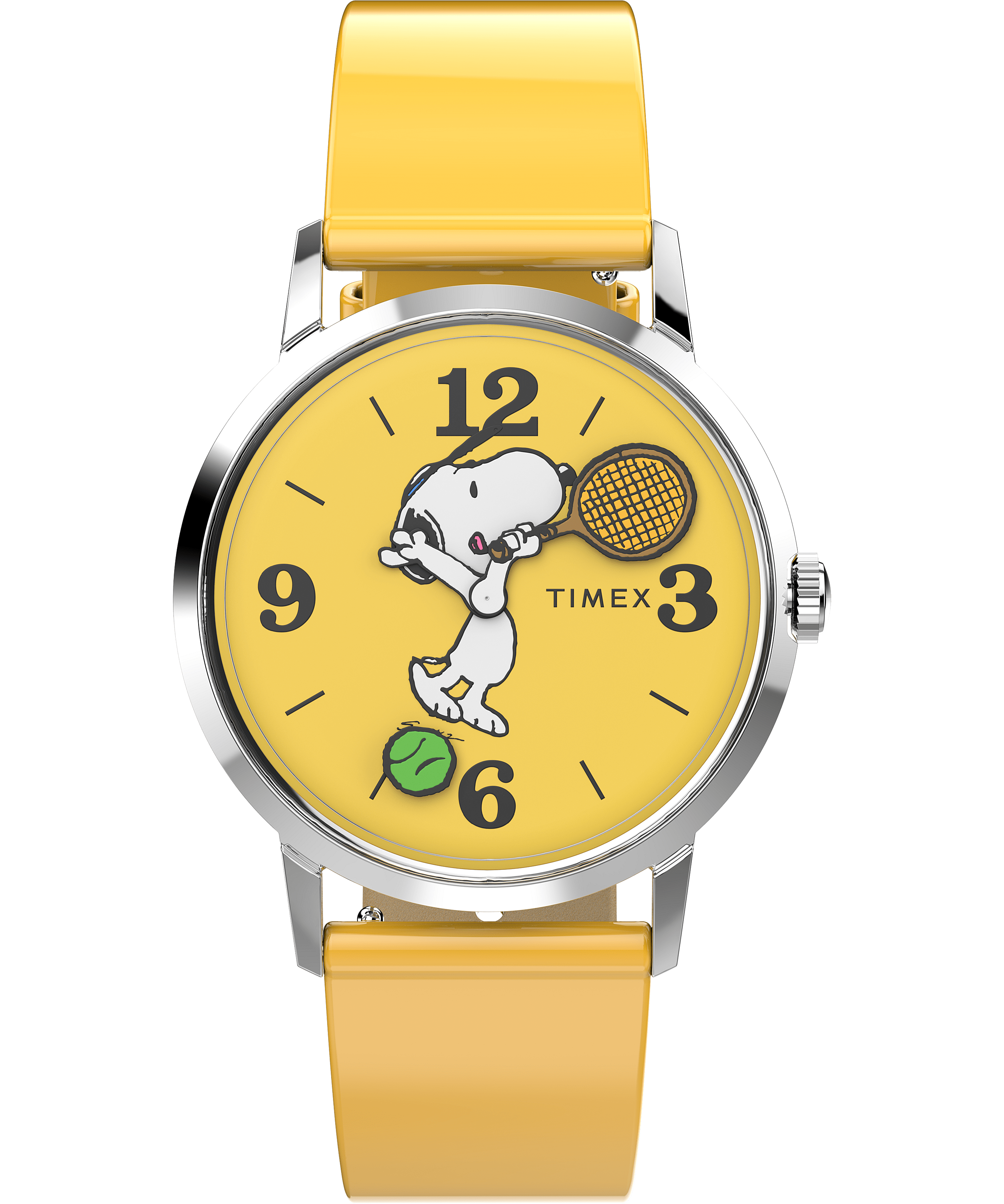 Timex Marlin Hand Wound x Snoopy Tennis Reissue 34mm Leather Strap Watch -  Timex US