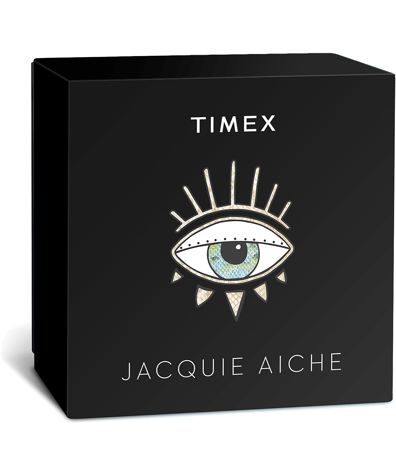 Timex Legacy x Jacquie Aiche Gold Sunray Dial with Flower Tribe Eye ...