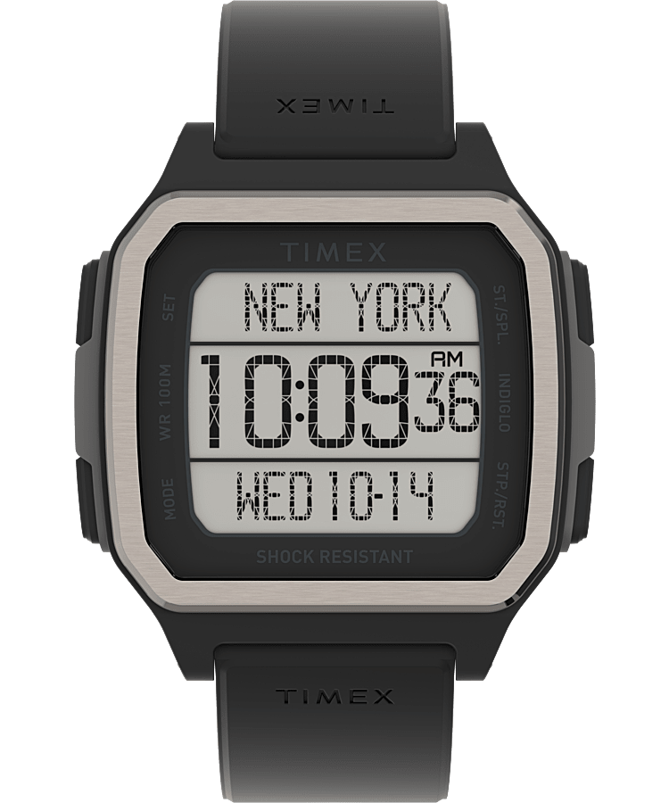 Command Urban&trade; 47mm Silicone Strap Watch Black large