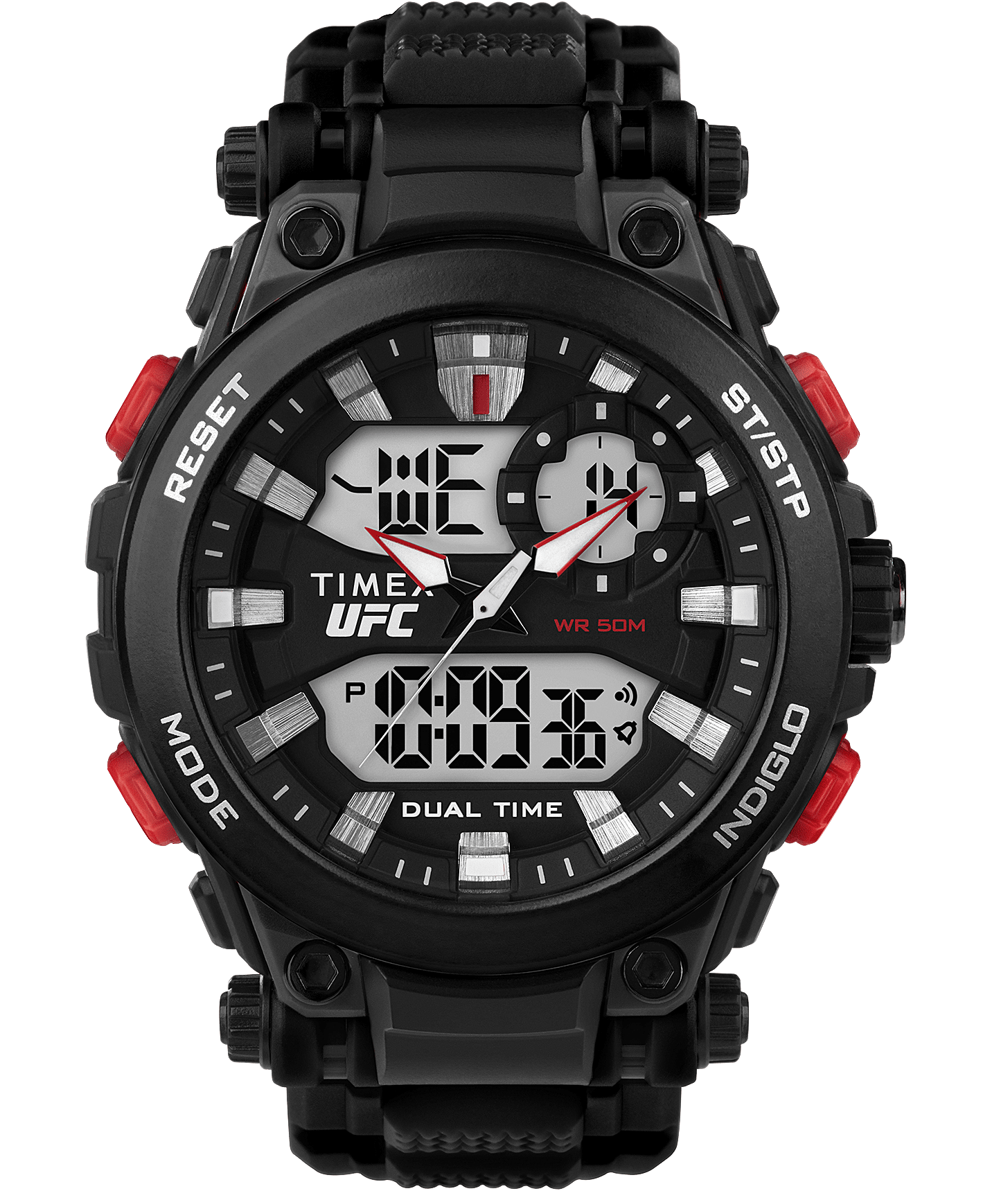 Timex UFC Impact 50mm Resin Strap Watch Timex US
