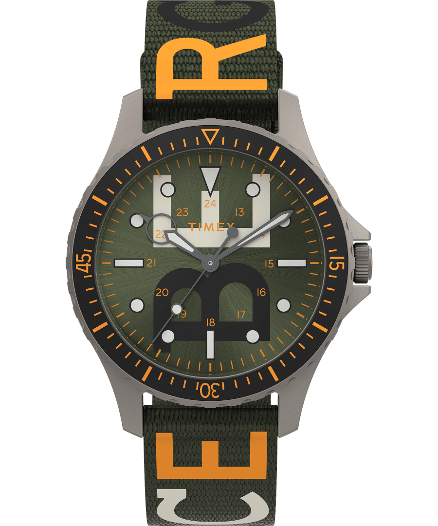 Timex Navi x Iceberg 38mm Fabric Strap Watch