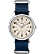 Silver-Tone/Tan/Blue