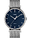 Silver-Tone/Stainless-Steel/Blue