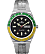 Stainless-Steel/Black/Green/Yellow