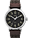 Silver-Tone/Brown/Black