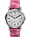 Silver-Tone/Pink/White