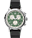 Silver-Tone/Brown/Green