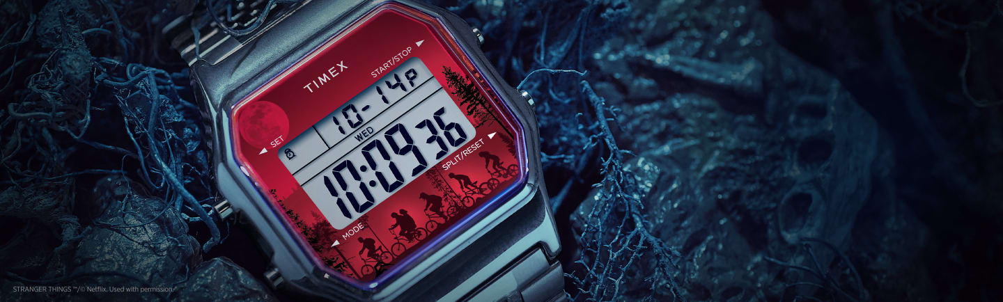 Timex T80 x Stranger Things Fabric Strap Watch.