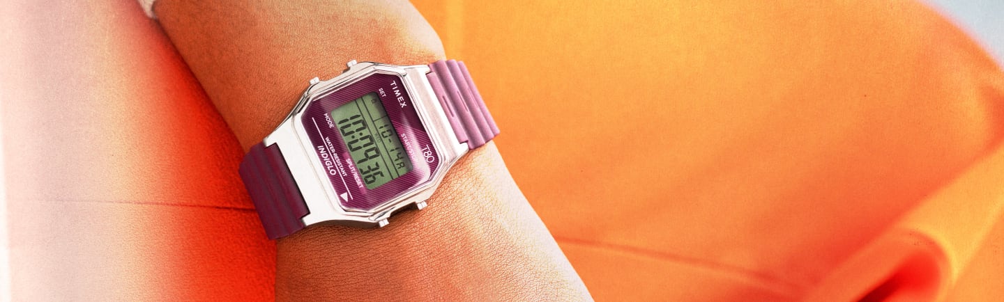 Timex T80 Resin Strap Watch.