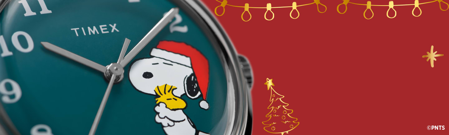 Timex Marlin® Automatic x Snoopy Holiday Watch.