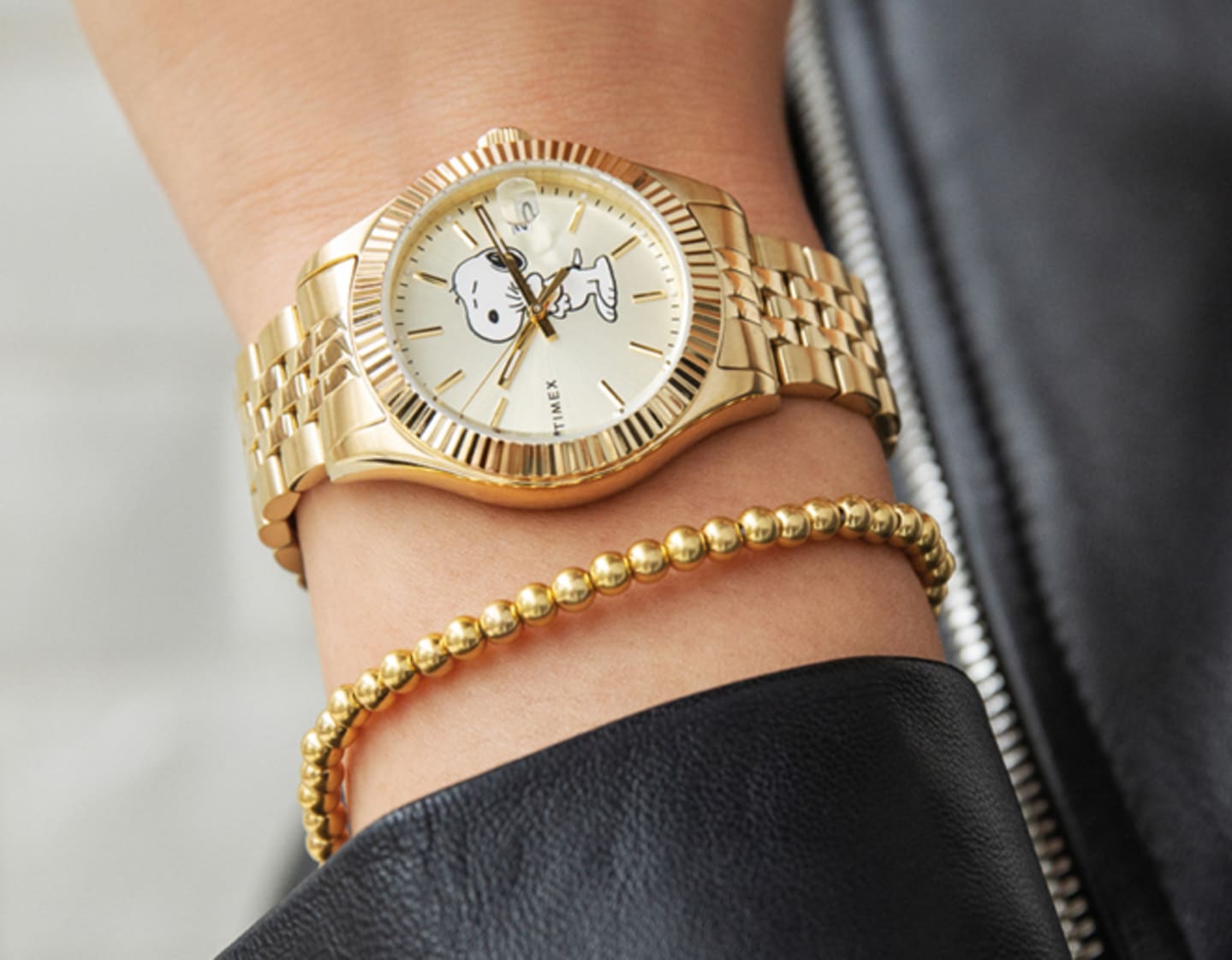 Timex Legacy x Peanuts Stainless Steel Bracelet Watch