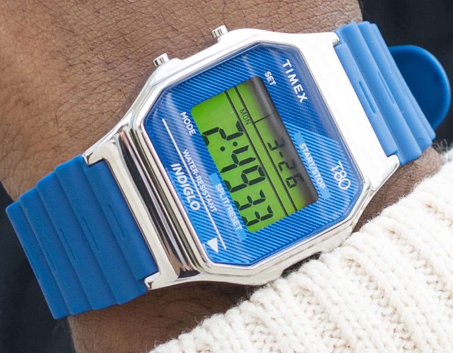 Mens Lifestyle T80 Blue Watch.