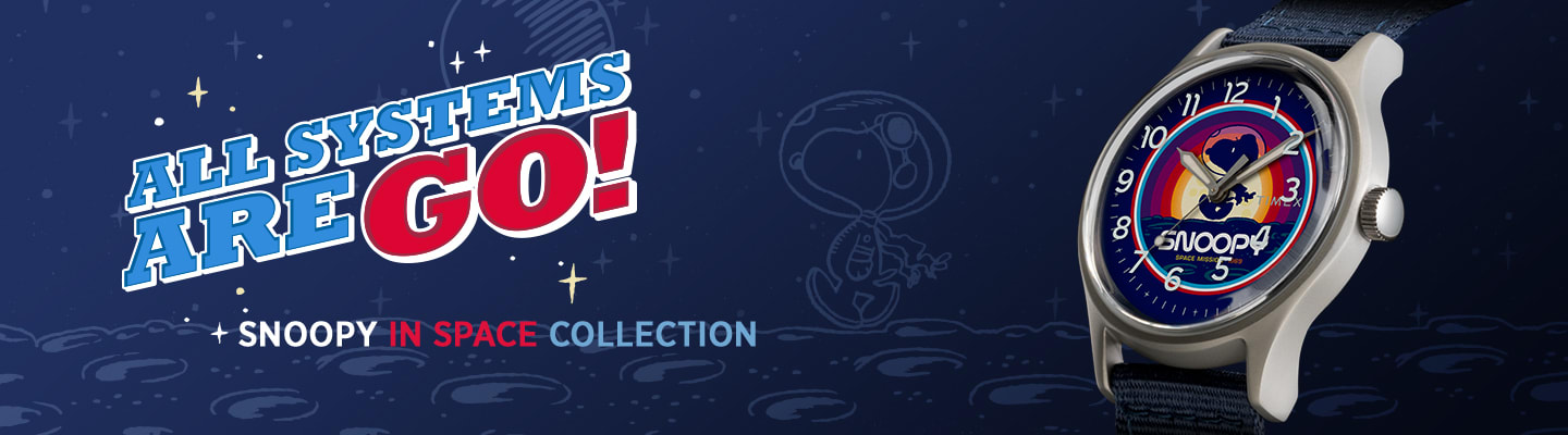 timex x snoopy in space