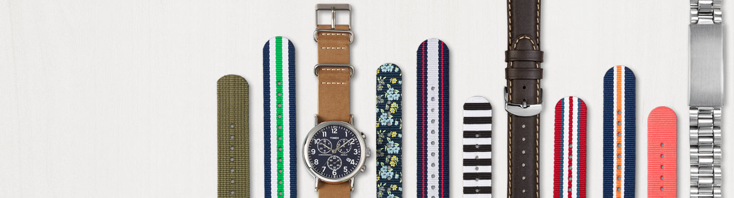 Leather Watch Straps & Bands - Replacement Straps | Timex