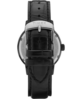 Marlin Automatic 40mm Leather Strap Watch with Day Date Black large