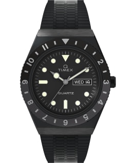 Q Timex Reissue 38mm Stainless Steel Bracelet Watch Black/Stainless-Steel/Black large