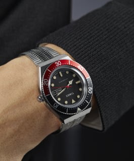 M79 Automatic 40mm Stainless Steel Bracelet Watch Stainless-Steel/Black/Red large