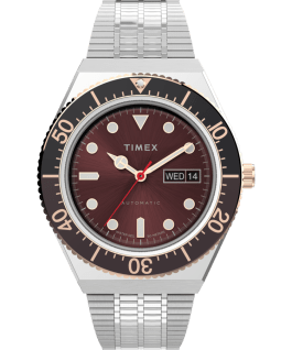 M79 Automatic 40mm Stainless Steel Bracelet Watch Stainless-Steel/Brown large