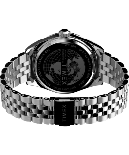 Waterbury Legacy 41mm Stainless Steel Bracelet Watch Stainless-Steel/Green large