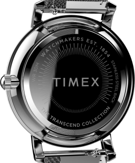 Transcend 34mm Stainless Steel Bracelet Watch Silver-Tone large